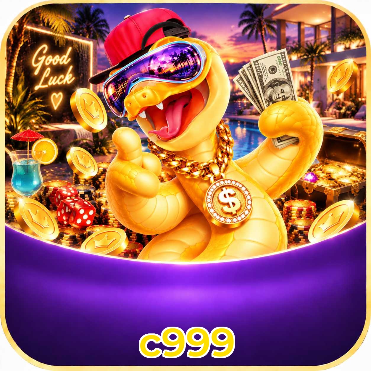 App c999 com catálogo premium, PIX e suporte 24/7